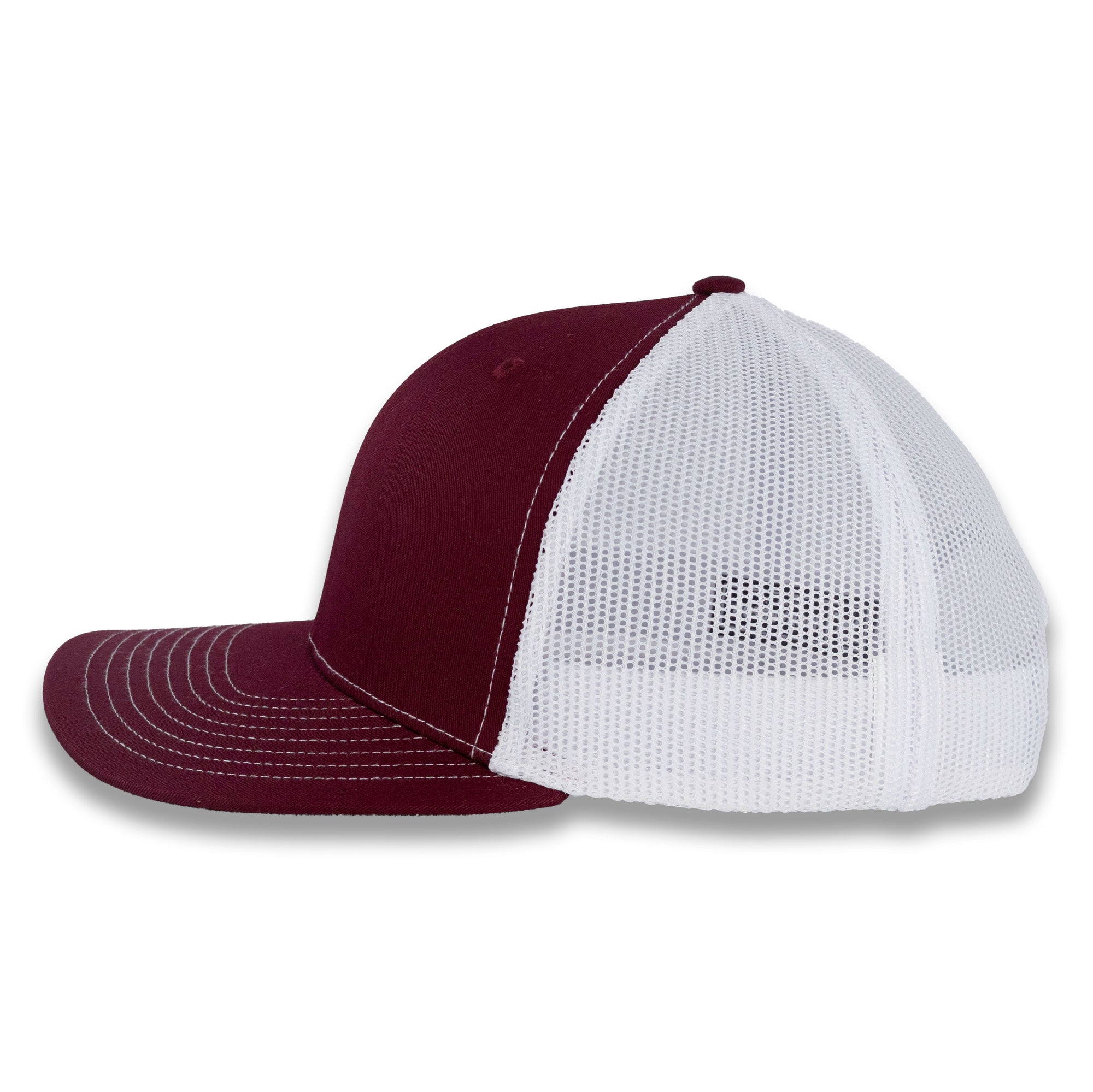 Richardson 112 Split Trucker - Cardinal/White