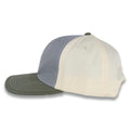 Richardson Tri-Color Twill Trucker - Heather Gray/Birch/Loden