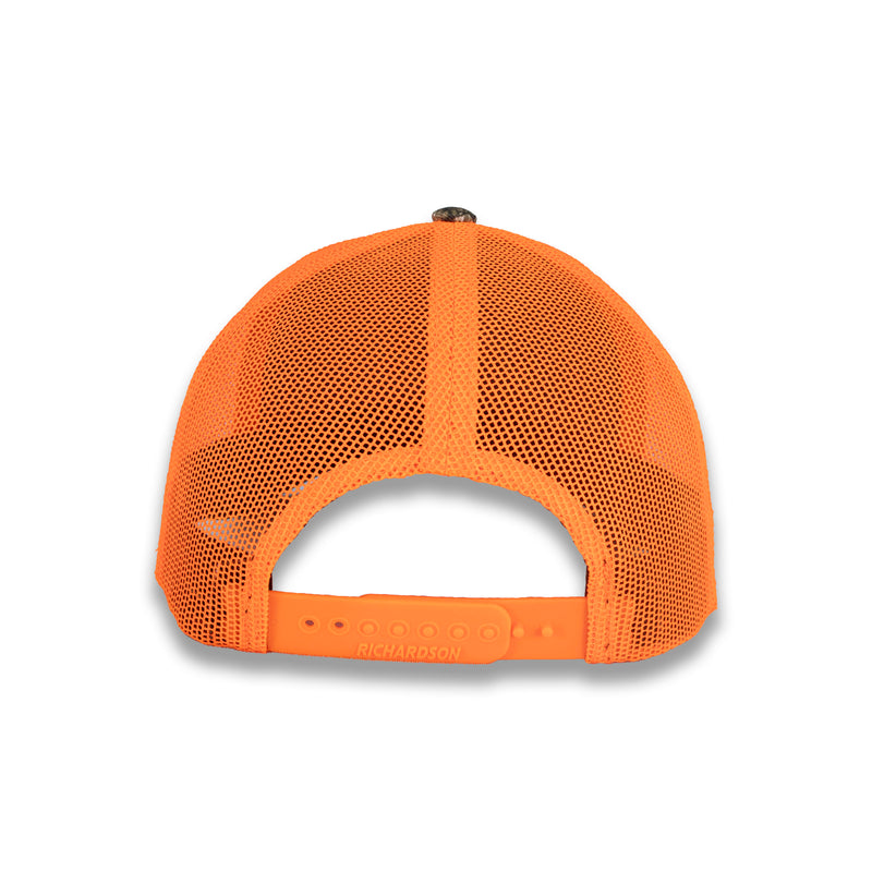Richardson Five Panel Trucker - Realtree - Edge Neon Orange