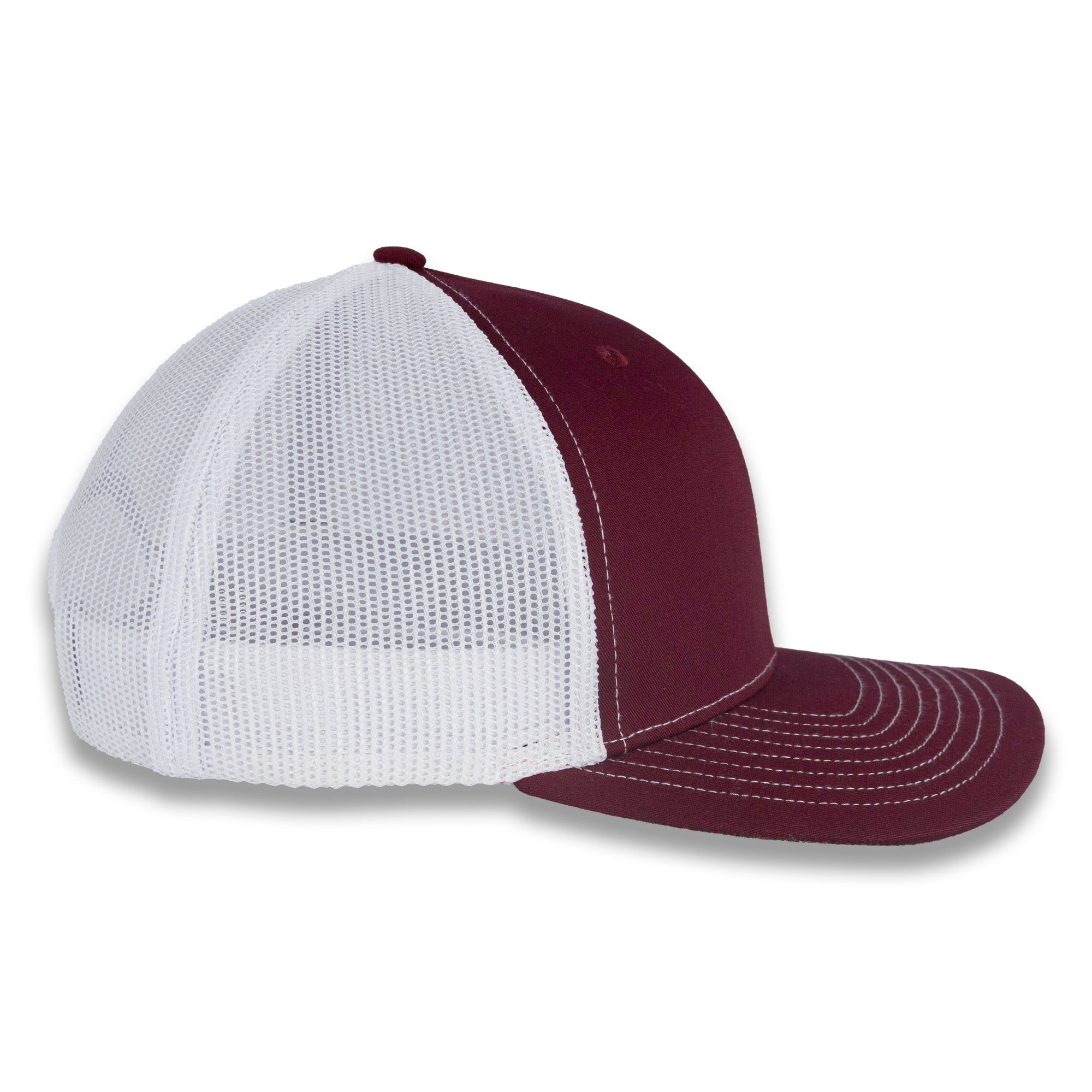 Richardson 112 Split Trucker - Cardinal/White
