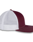 Richardson 112 Split Trucker - Cardinal/White