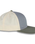 Richardson Tri-Color Twill Trucker - Heather Gray/Birch/Loden