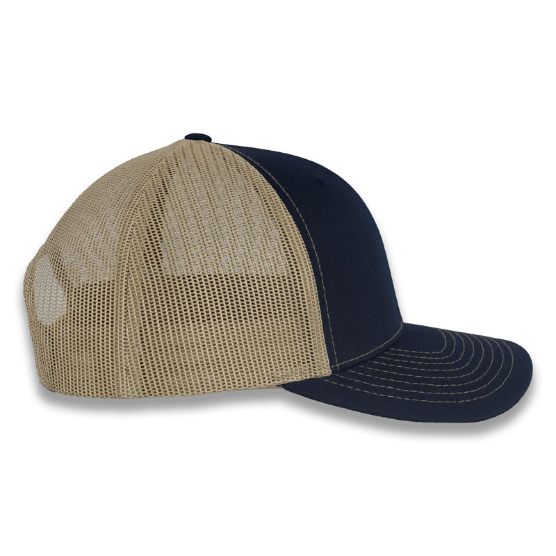 Richardson 112 Split Trucker - Navy/Khaki