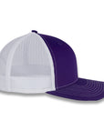 Richardson 112 Split Trucker - Purple/White