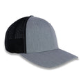 Richardson R-Flex Trucker Cap - Heather Gray/Black