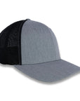 Richardson R-Flex Trucker Cap - Heather Gray/Black