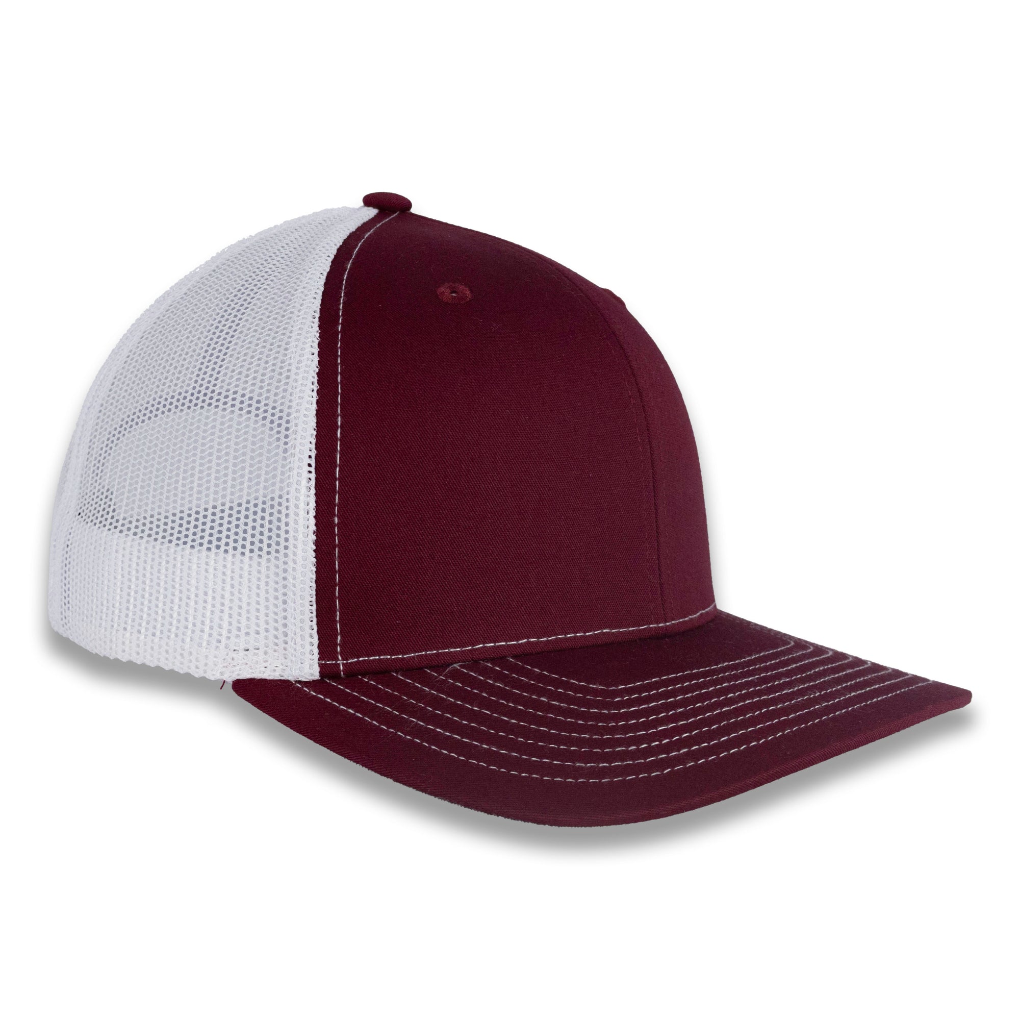 Richardson 112 Split Trucker - Cardinal/White