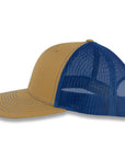 Richardson 112 Split Trucker - Biscuit/True Blue