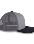 Richardson 112 Split Trucker - Gray Charcoal/Black