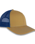 Richardson 112 Split Trucker - Biscuit/True Blue