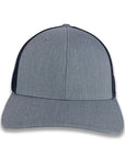 Richardson R-Flex Trucker Cap - Heather Gray/Navy