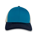 Richardson 112 Tri-Color Trucker - Blue Teal/Birch/Navy
