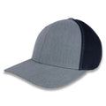 Richardson R-Flex Trucker Cap - Heather Gray/Navy