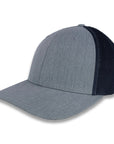 Richardson R-Flex Trucker Cap - Heather Gray/Navy