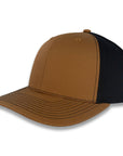 Richardson Split Twill Trucker - Caramel/Black