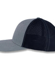 Richardson R-Flex Trucker Cap - Heather Gray/Navy