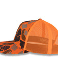 Richardson Five Panel Trucker - Duck - Blaze Duck Camo Blaze