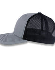 Richardson 112 Split Trucker - Heather Gray/Black
