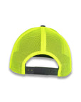 Richardson 112 Split Trucker - Charcoal/Neon Yellow