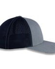 Richardson R-Flex Trucker Cap - Heather Gray/Navy