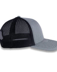 Richardson 112 Split Trucker - Heather Gray/Black