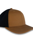 Richardson Split Twill Trucker - Caramel/Black