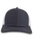 Richardson Split Twill Trucker - Charcoal/White