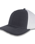 Richardson Split Twill Trucker - Charcoal/White