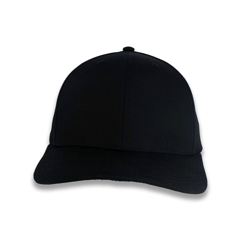 Richardson Solid Twill Trucker - Black
