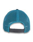 Richardson 112 Split Trucker - Charcoal/Neon Blue