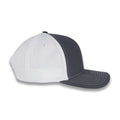 Richardson Split Twill Trucker - Charcoal/White