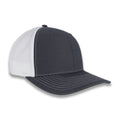Richardson Split Twill Trucker - Charcoal/White