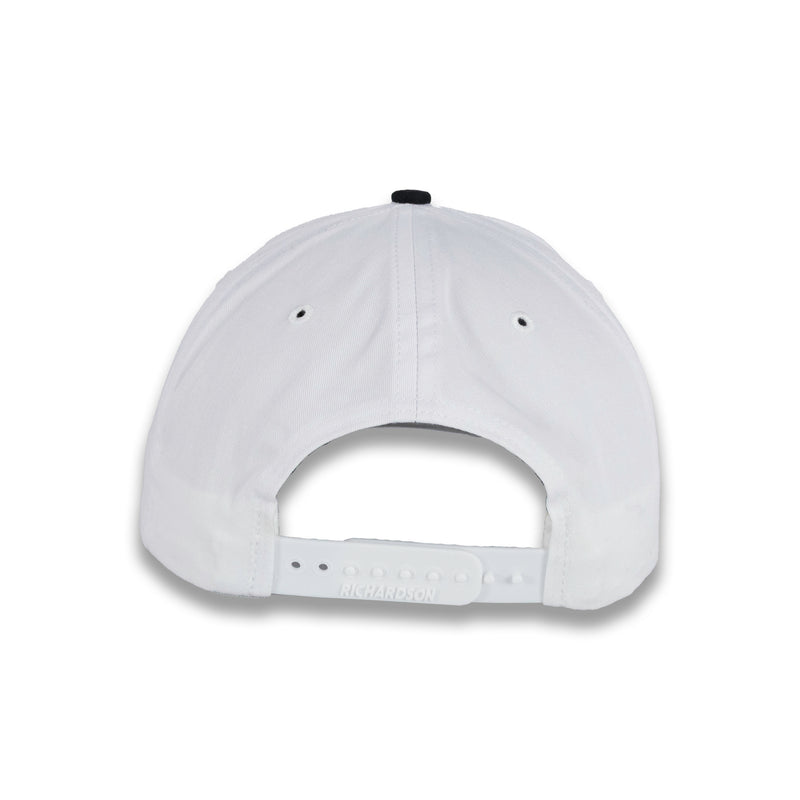 Richardson Split Twill Trucker - Black/White