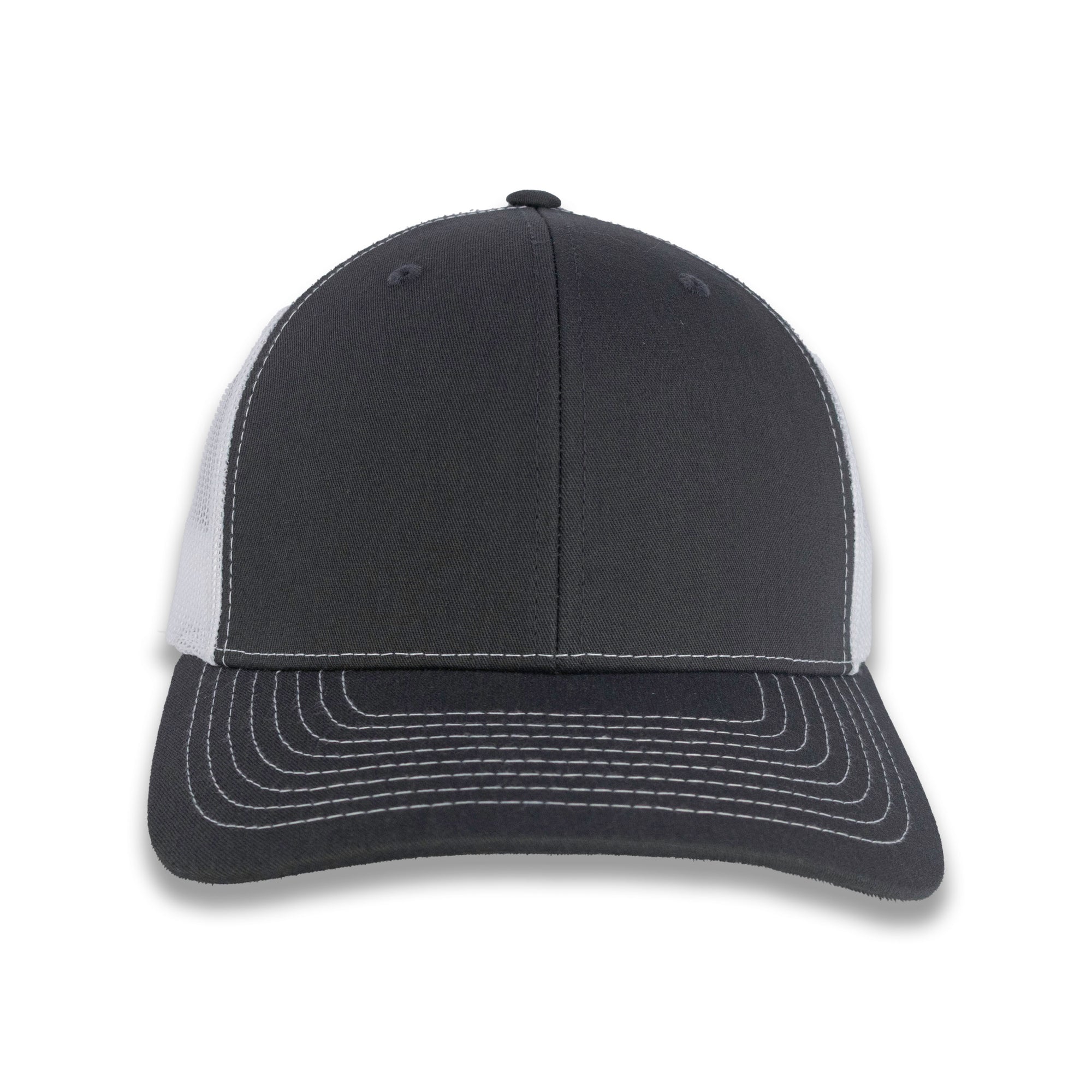 Richardson 112 Split Trucker - Charcoal/White