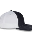 Richardson Split Twill Trucker - Black/White
