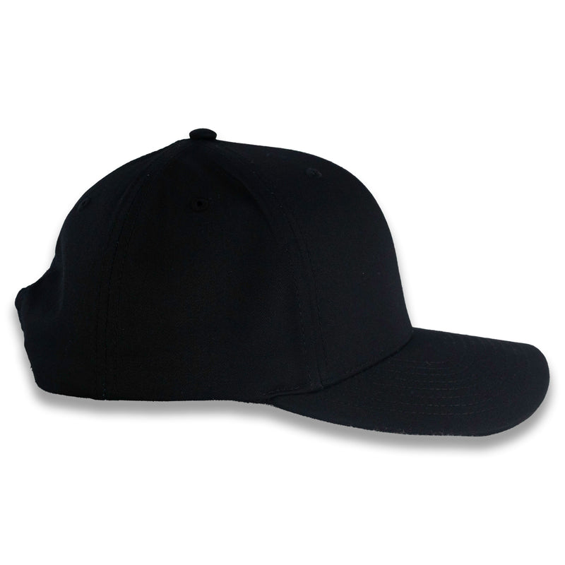 Richardson Solid Twill Trucker - Black