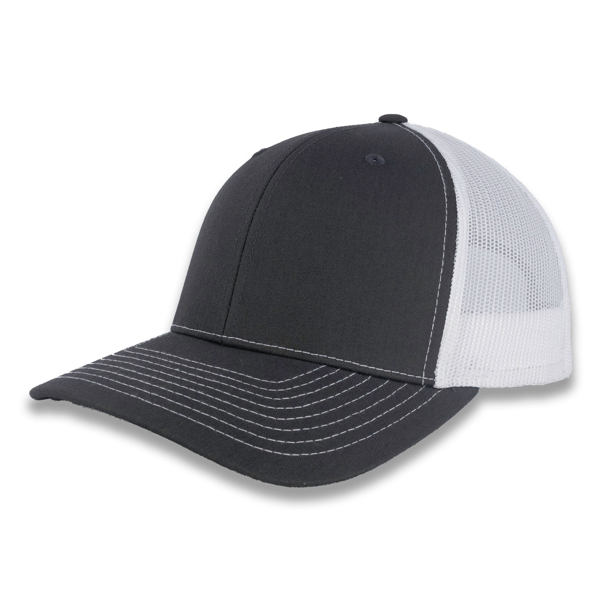 Richardson 112 Split Trucker - Charcoal/White