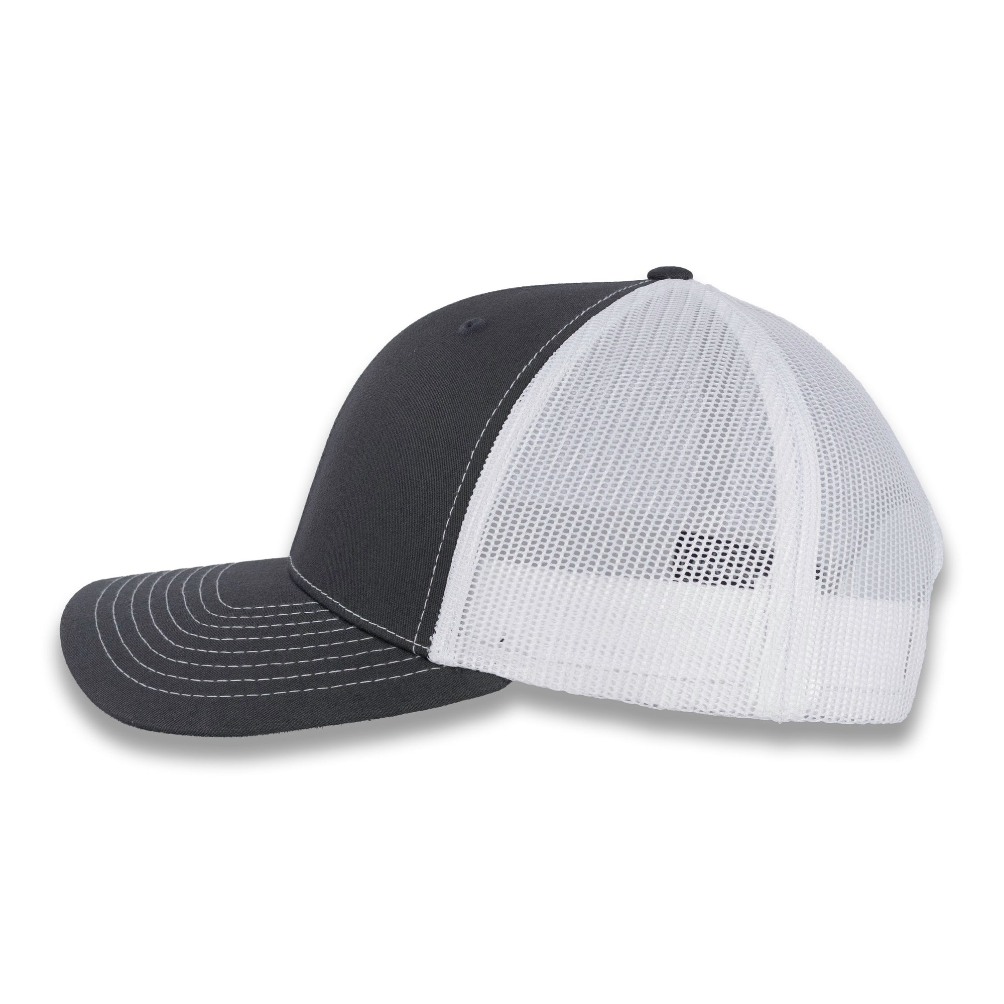 Richardson 112 Split Trucker - Charcoal/White