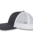 Richardson 112 Split Trucker - Charcoal/White