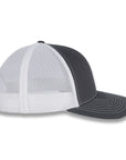 Richardson 112 Split Trucker - Charcoal/White
