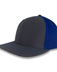 Richardson Split Twill Trucker - Charcoal/Royal