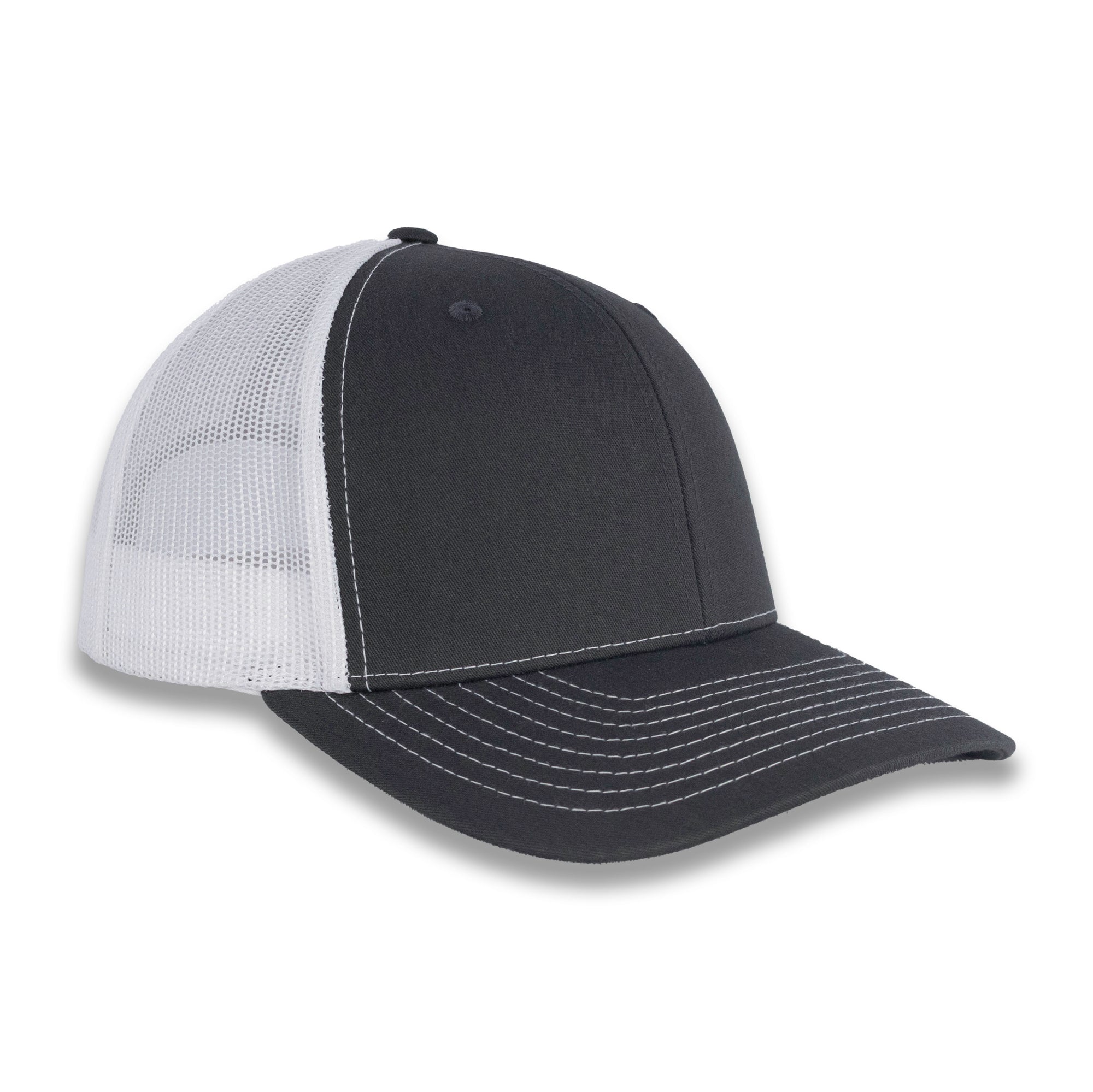 Richardson 112 Split Trucker - Charcoal/White