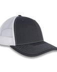 Richardson 112 Split Trucker - Charcoal/White