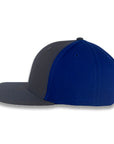 Richardson Split Twill Trucker - Charcoal/Royal