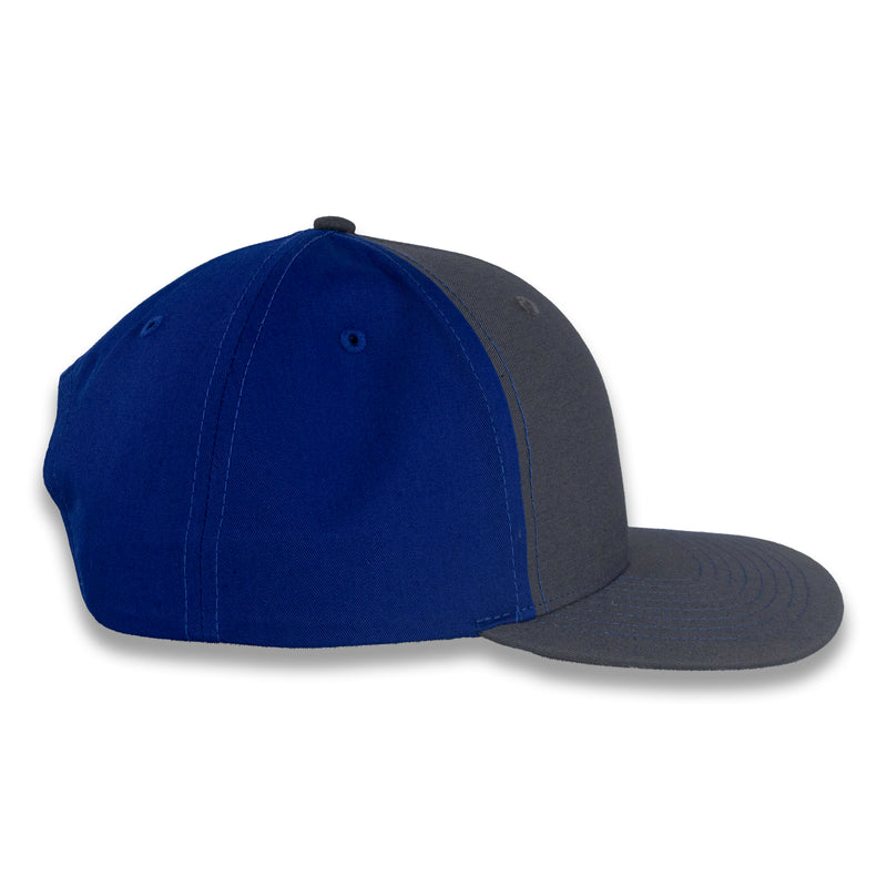 Richardson Split Twill Trucker - Charcoal/Royal