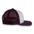 Richardson 112 Split Trucker - White/Maroon