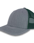 Richardson 112 Split Trucker - Heather Gray/Dark Green