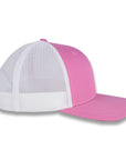 Richardson 112 Split Trucker - Hot Pink/White