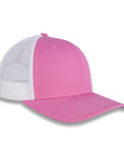 Richardson 112 Split Trucker - Hot Pink/White