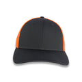 Richardson R-Flex Trucker Cap - Charcoal/Neon Orange